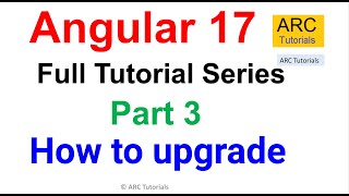 Angular 17 Tutorial 3  How to upgrade  Angular 17 Tutorial For Beginners [upl. by Demona]