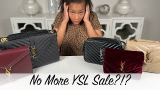 NO MORE YSL SALES  Why we are seeing less sales on Saint Laurent Bags [upl. by Aramo]