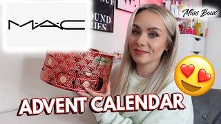 MAC ADVENT CALENDAR 2022  BURSTING WITH SURPRISES WORTH £405 MISS BOUX [upl. by Trefler771]