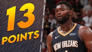 Zion Williamson with 13 PTS vs Heat  2024 NBA Preseason [upl. by Ha996]