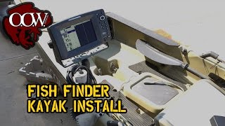 How to install a Fish Finder on kayak  OOW Outdoors [upl. by Marek]