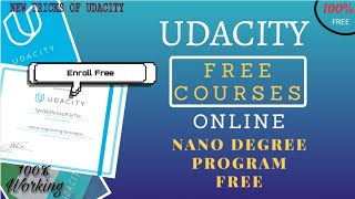 Udacity Nanodegree For Free  Udacity Free Courses  New Trick To Enroll Free Udacity Courses [upl. by Nivrae]