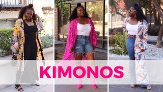 HOW TO STYLE KIMONOS TEN WAYS LOOKBOOK [upl. by Henricks]