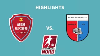 2 Spieltag Regionalliga Nord 2425  SC Weiche Flensburg 08  SV Drochtersen  Assel  Highlights [upl. by Dylana]