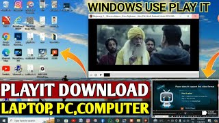 How to use playit in laptop pc  windows me playit download kare  playit download use laptop pc [upl. by Baggett]