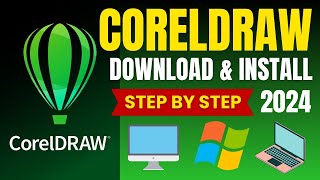 CorelDRAW download and install kaise karen  How to install corel draw  Coreldraw free download [upl. by Leiuqese]