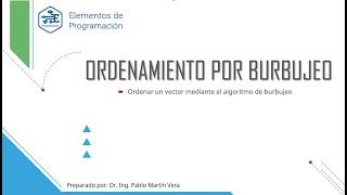 Ordenamiento por Burbujeo [upl. by Iddo]