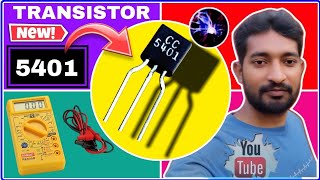 CC5401 HOW TO CHECK TRANSISTOR 5401 WITH MULTIMETER  TRANSISTOR 5401 TESTING IN HINDI 5401 🆕✔️⚡💡 [upl. by Repsihw]