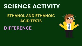 Ethanol And Ethanoic Acid DifferenceTest To Distinguish between Ethanol and Ethanoic acid [upl. by Viehmann]