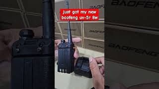 baofeng uv5r 8w unboxingbaofeng uv5r radiocommunication hamradios walkietalkie survival [upl. by Willms]