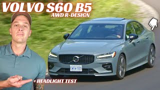 2022 Volvo S60 Review Testing the brakes headlights amp new B5 engine [upl. by Uhn609]