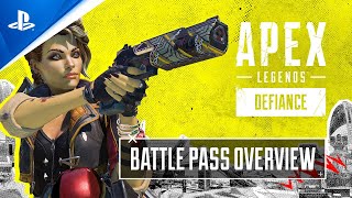 Apex Legends  Defiance Battle Pass Trailer  PS4 [upl. by Buderus]