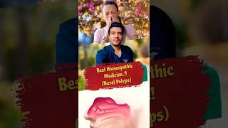 Best Homeopathic Medicine for Nasal Polyps  Lamna Minor  homeopathy nasalpolyps [upl. by Harriott]