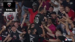 Sick play by Wayne Rooney DC United win in stoppage time [upl. by Oramlub]