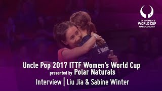 2017 Womens World Cup  Liu Jia amp Sabine Winter Interview [upl. by Nosyarg]