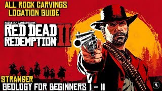 Red Dead Redemption 2 ★ Stranger Geology For Beginners All Rock Carvings Location Guide [upl. by Razaele390]