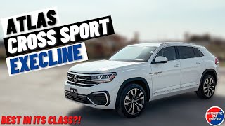 2023 VOLKSWAGEN ATLAS CROSS SPORT EXECLINE InDepth Review  Best In Its Class [upl. by Alinna88]