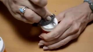 How to Prepare Plastic Medicine Bottles So Acrylic Paint Will Stick 🎨🖼 [upl. by Affer]