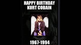 feliz cumpleaños cantante Kurt cobain junto con la canción All apologies [upl. by Ibib]