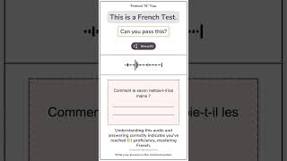 DELF B1 French Listening Test6 delfb1 frenchnyou french frenchlistening practice [upl. by Devinne179]