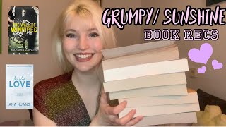 Grumpy  Sunshine Romance Book Recommendations [upl. by Atnauq]