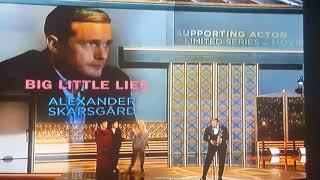 Alexander Skarsgard Emmy Win [upl. by Yatnoed]