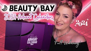 BEAUTY BAY 2024 BEAUTY ADVENT CALENDAR FULL UNBOXING  Their 1st Ever Calendar [upl. by Giavani215]