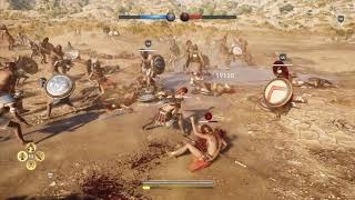 Assassins Creed Odyssey  Conquest Battle Invading Messara [upl. by Atsylac530]