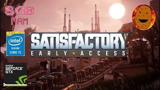 Satisfactory Gameplay low end PC [upl. by Eseilanna]