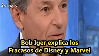 Bob Iger explica las causas de los fracasos de Disney y Marvel en las peliculas y series [upl. by Pollak]