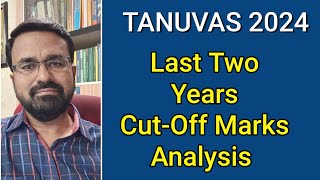 TANUVAS 2024  Last 2 years CutOff Marks Analysis  B V Sc Admission [upl. by Yltsew]