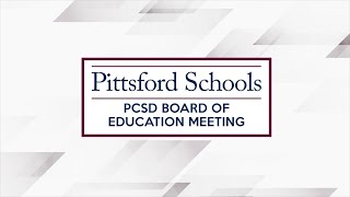 Pittsford Board of Education Meeting  May 14 2024 [upl. by Aivato]