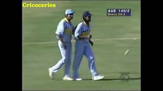 SANJAY MANJREKAR does a JONTY to dismiss PONTING  best Indian catch of 1996 world cup [upl. by Beverlie]