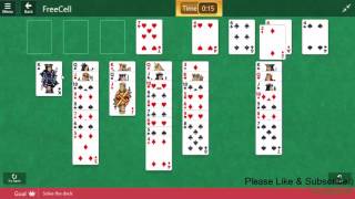 Microsoft Solitaire Collection  Card Games  FreeCell  Daily Challenge 29032017 [upl. by Aeiram]