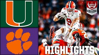 Clemson Tigers vs Miami Hurricanes  Full Game Highlights [upl. by Clemente]