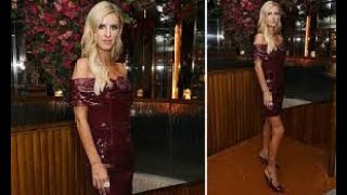 Nicky Hilton puts on a leggy display in red sequin minidress as she celebrates launch [upl. by Seward507]