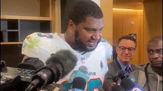 Calais Campbell talks about Miamis journey to try and make the playoffs [upl. by Enenaj159]