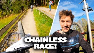 RENNLAUF VERMASSELT CHAINLESS RACE im Bikepark Samerberg [upl. by Yesnek]