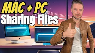 How to Network Share files between Mac and Windows Setup Tutorial [upl. by Comyns]