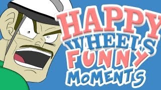 HAPPY WHEELS  FUNNY MOMENTS MONTAGE [upl. by Yennaiv467]