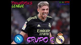 Futbol Nápoles VS Real Madrid Resumen en ESPAÑOL del grupo C de la CHAMPIONS LEAGUE [upl. by Fine]