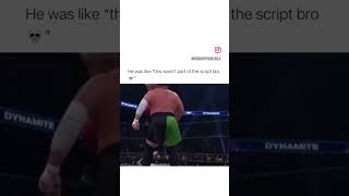 Samoa Joe walked away 🤣 [upl. by Tonjes403]