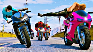 EXTREME BIKE RACE Funny Contest Video [upl. by Nesyt]