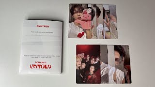 unboxing enhypen  romance  untold weverse album  second full album [upl. by Tik600]