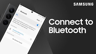 Connect your Galaxy device to Bluetooth  Samsung US [upl. by Funch119]