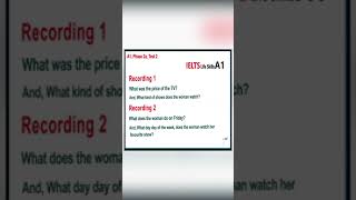 IELTS Life Skills A1 Listening practice Test [upl. by Ahsal172]