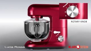 Klarstein Lucia Rossa Rührmaschine Fleischwolf Mixer [upl. by Hada310]