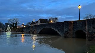 Exploring Flooded Abingdon Oldest Town in England  Early Morning WALK [upl. by Ogdan]