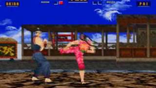 Virtua Fighter 2 Sega Saturn SSF 010 Alpha R2 [upl. by Nilesoy]