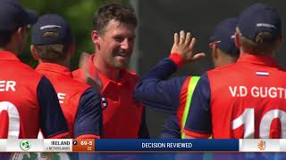 Netherlands vs Ireland ODI 1  CWCSuperLeague  Match Highlights  Ziggo Sport [upl. by Eidnam794]